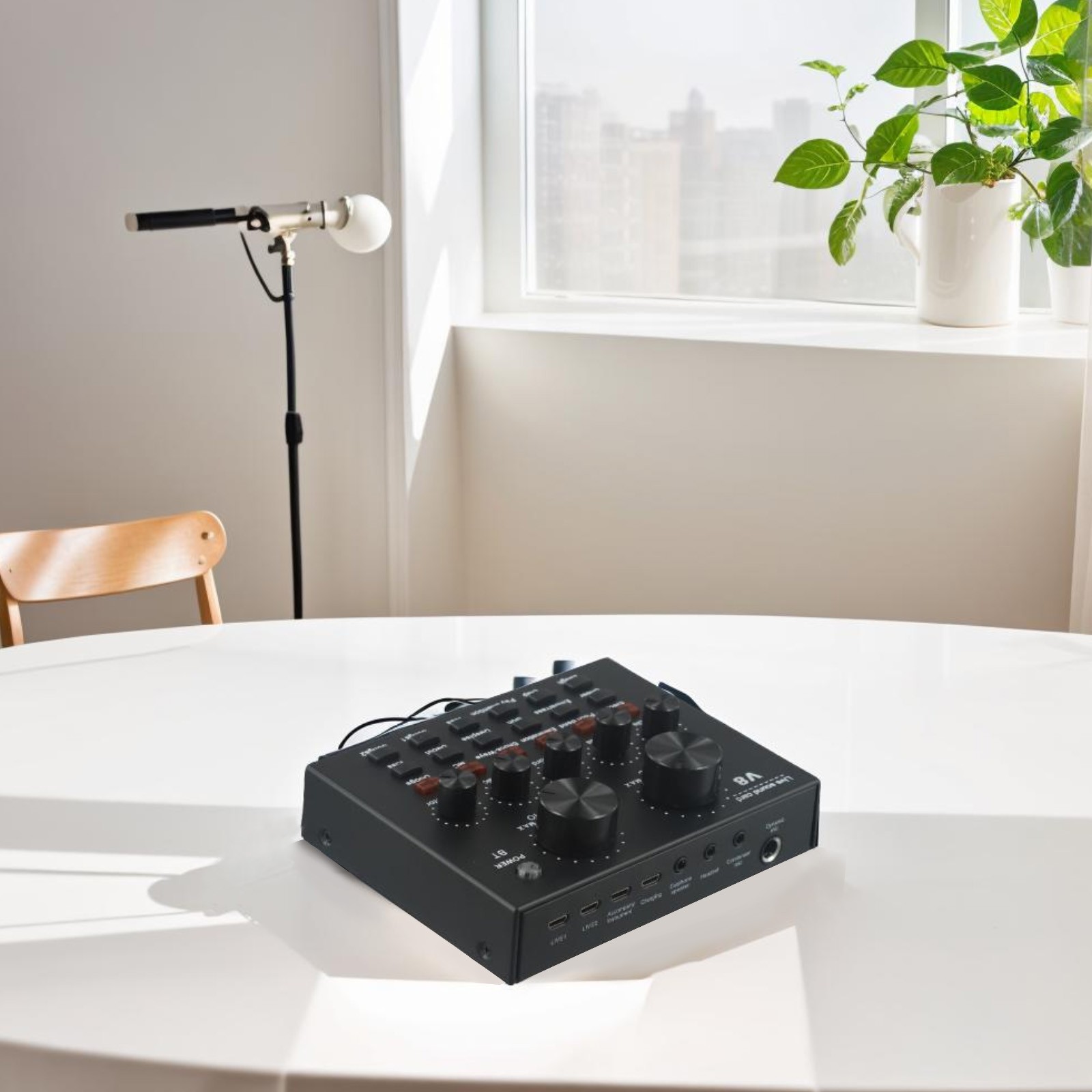 High Performance V8 External Sound Card Set with Essential Accessories - Photo 12/12