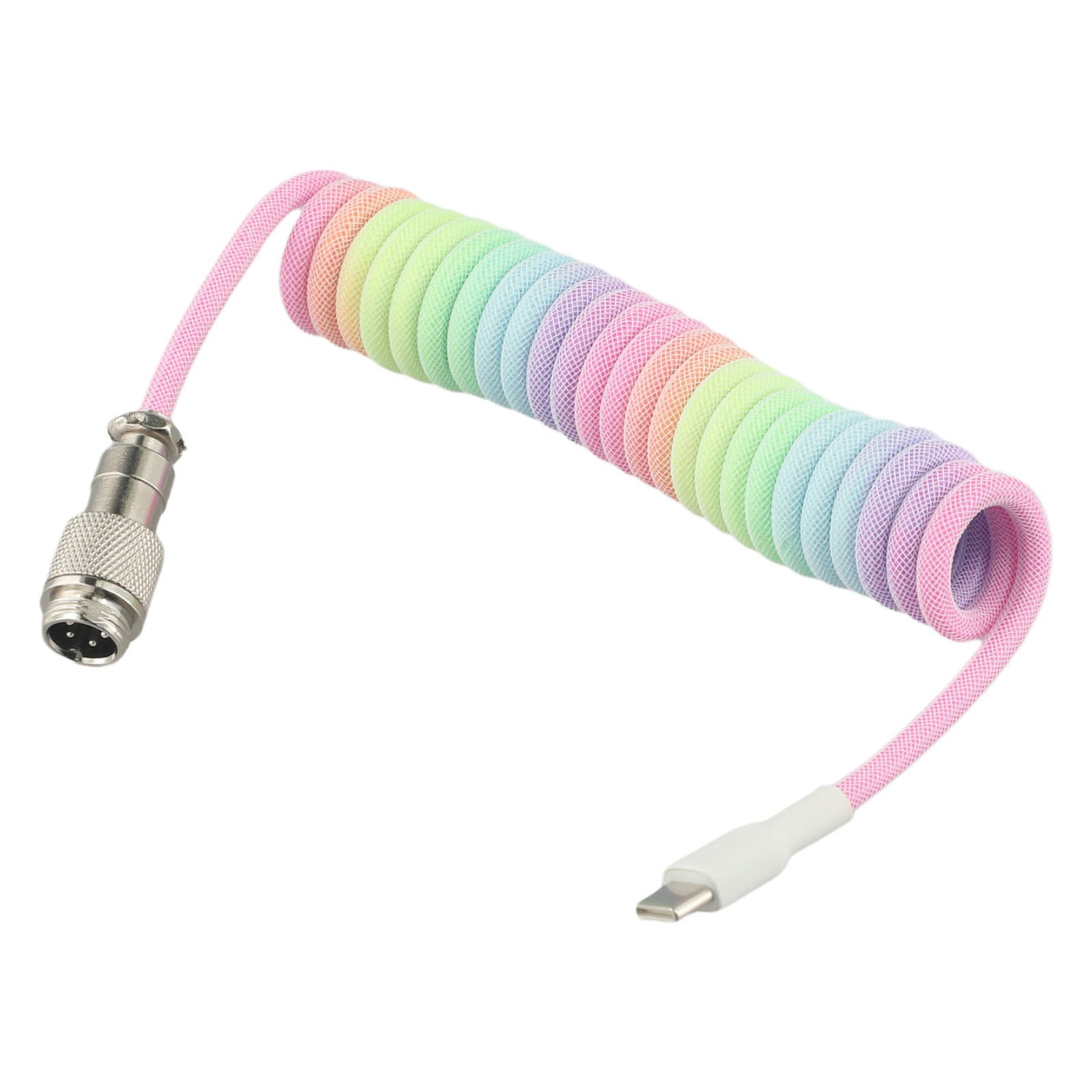 Verschiedene Farboptionen verfügbar in Typ C USB abnehmbare Spiralkabelung - Bild 35 von 41
