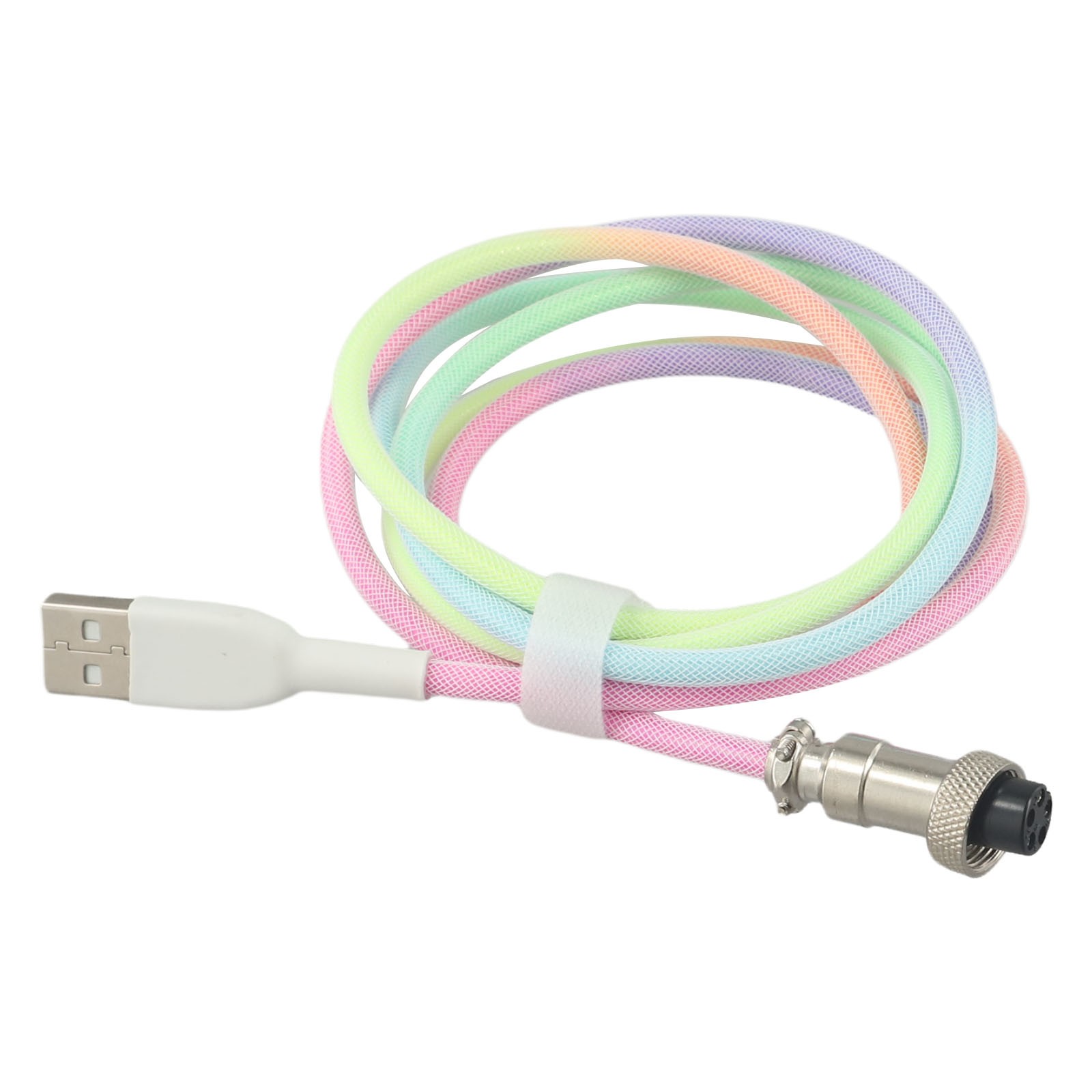 Verschiedene Farboptionen verfügbar in Typ C USB abnehmbare Spiralkabelung - Bild 36 von 41