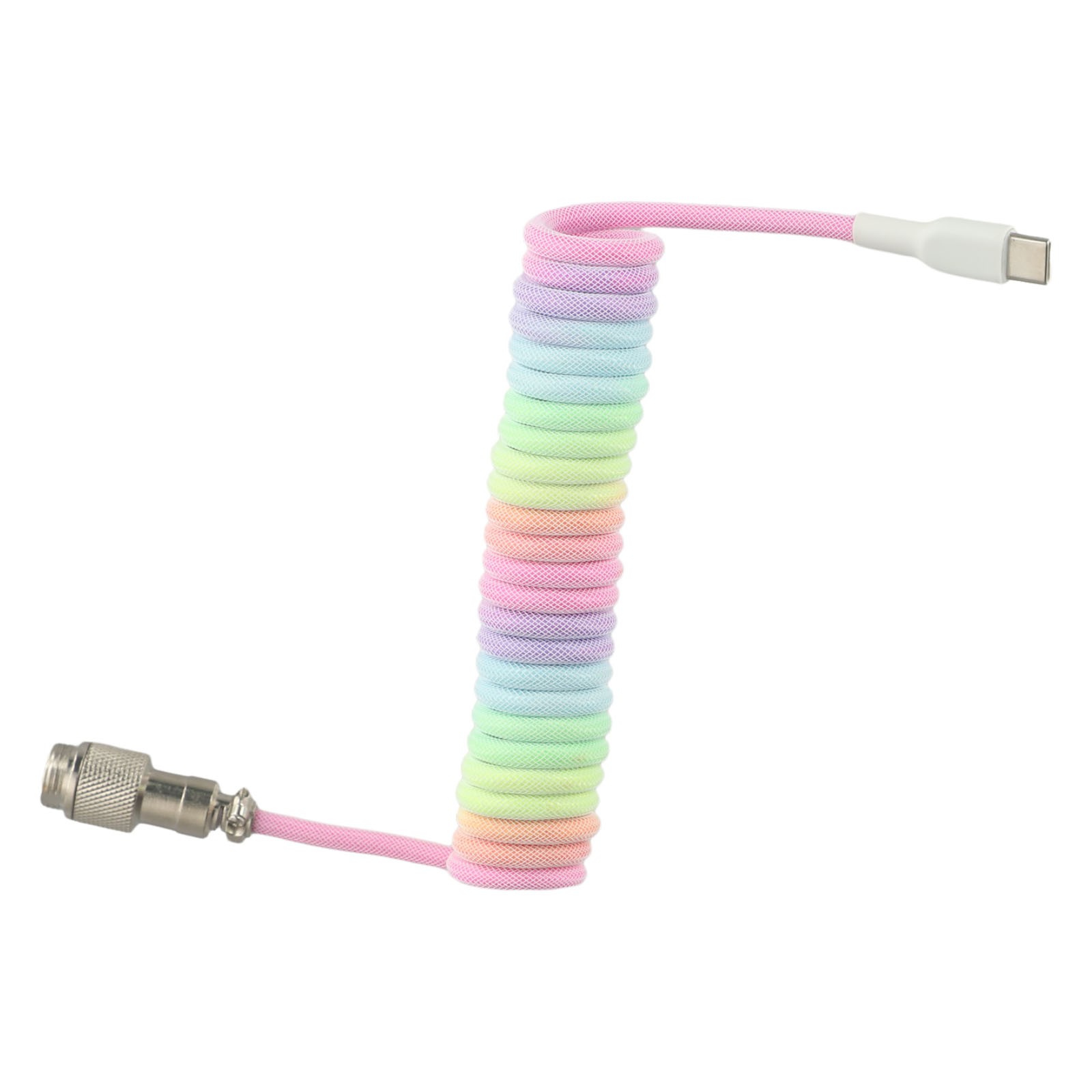Verschiedene Farboptionen verfügbar in Typ C USB abnehmbare Spiralkabelung - Bild 34 von 41