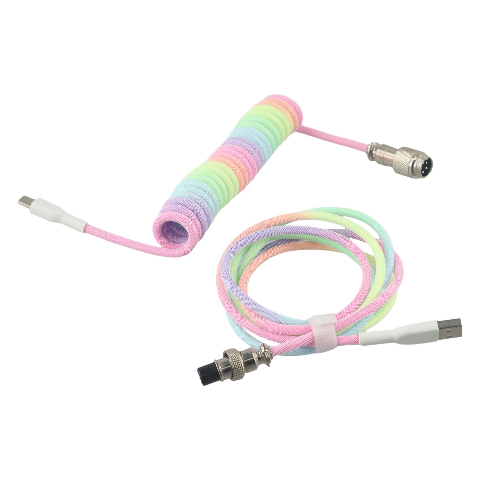 Verschiedene Farboptionen verfügbar in Typ C USB abnehmbare Spiralkabelung - Bild 33 von 41