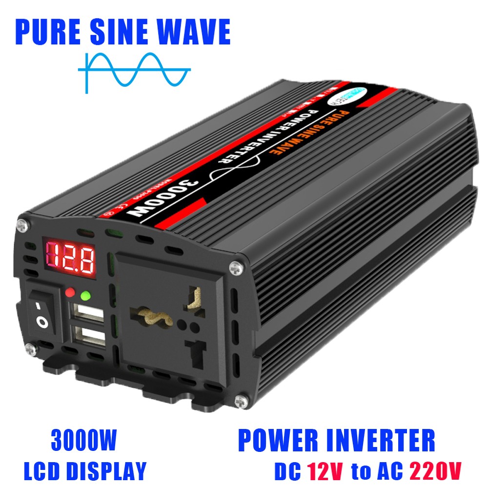 Efficient 3000W Pure Sine Wave For Solar Panel Power Inverter for Home Use