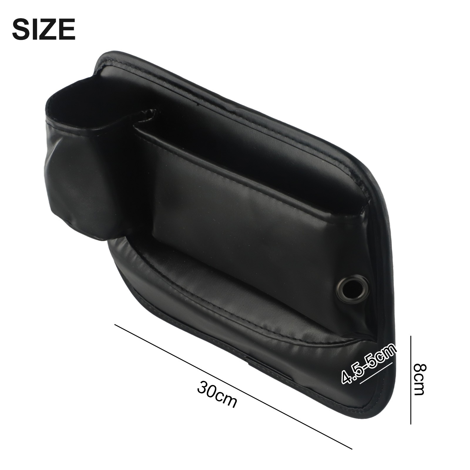 Streamlined Car Leather Cup Holder Gap Bag for outlet Efficient Car Seat Organization