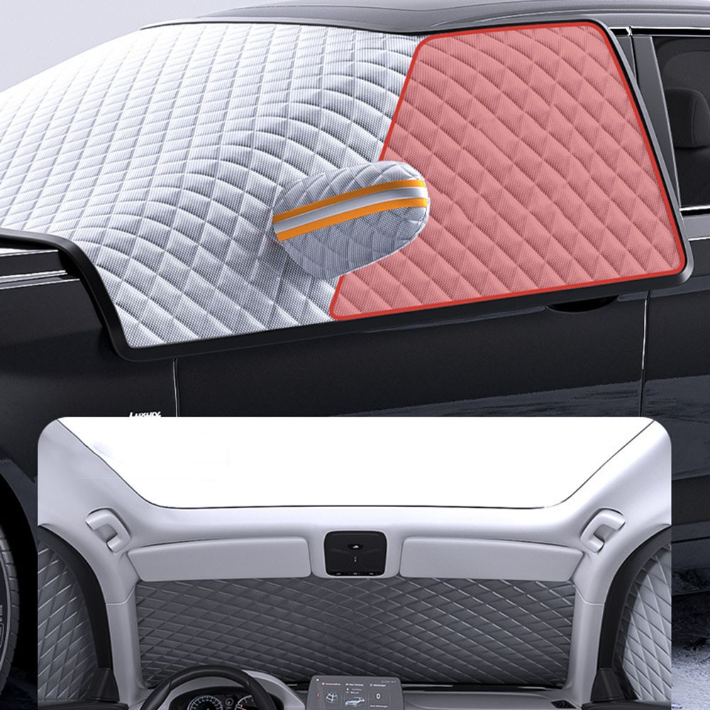 All Season Car Windshield Cover Magnetic Frost and Sunshade Protection - Picture 18 of 35