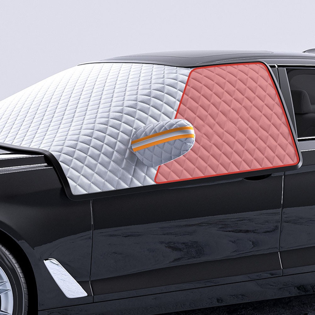 All Season Car Windshield Cover Magnetic Frost and Sunshade Protection - Picture 20 of 35
