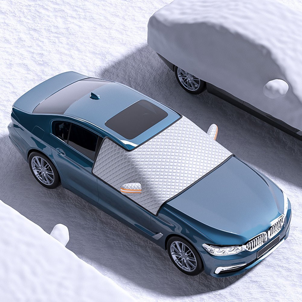 All Season Car Windshield Cover Magnetic Frost and Sunshade Protection - Picture 23 of 35