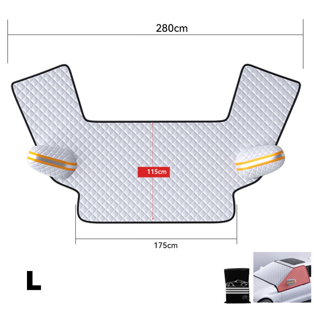All Season Car Windshield Cover Magnetic Frost and Sunshade Protection - Picture 25 of 35