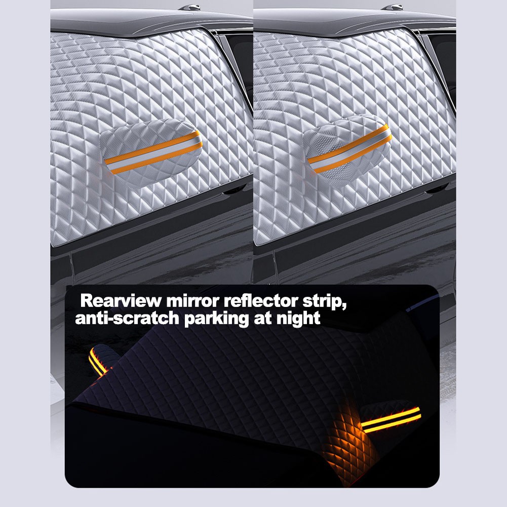 All Season Car Windshield Cover Magnetic Frost and Sunshade Protection - Picture 15 of 35
