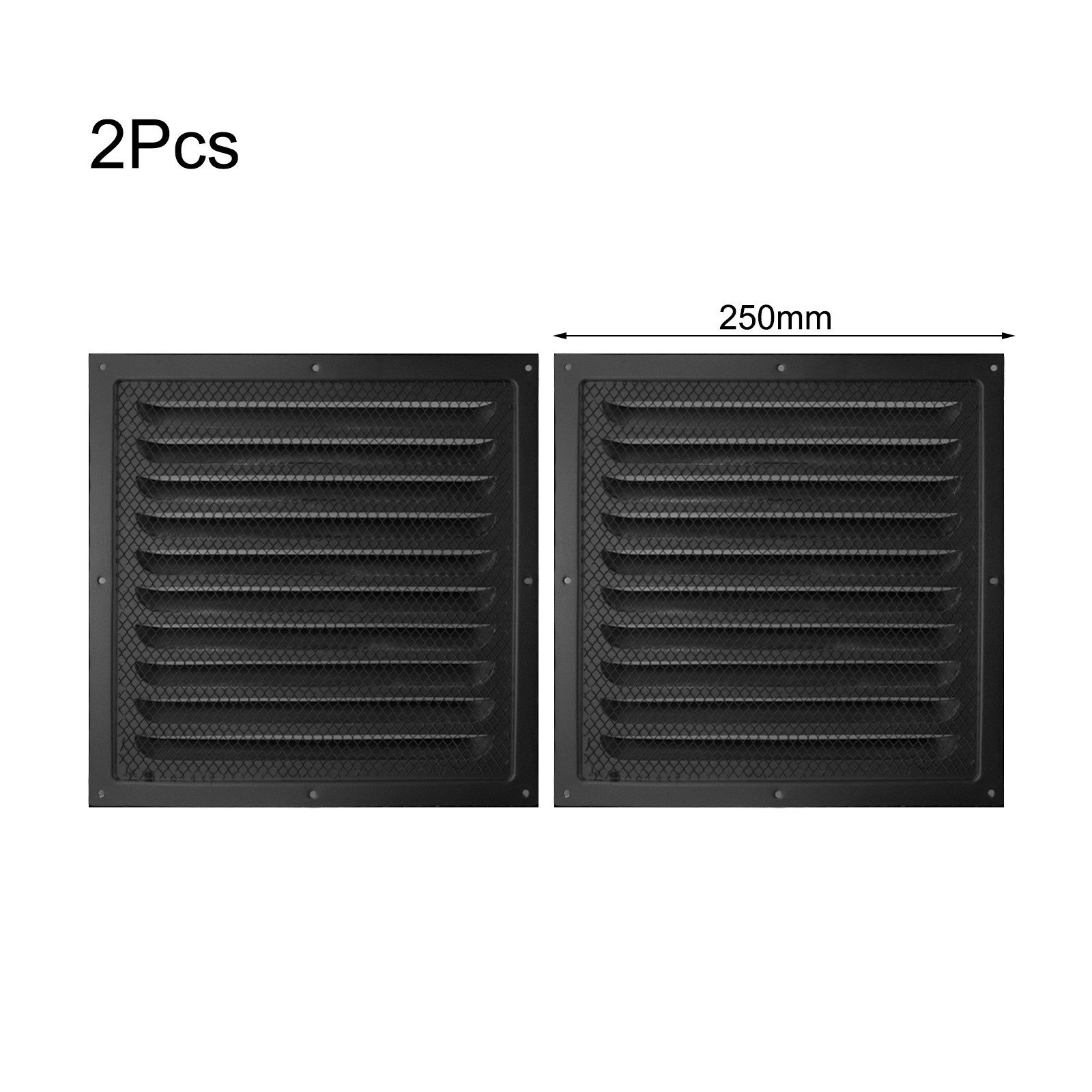 Reliable Ventilation Solution Louver Vent Grille Cover with Insect Screen