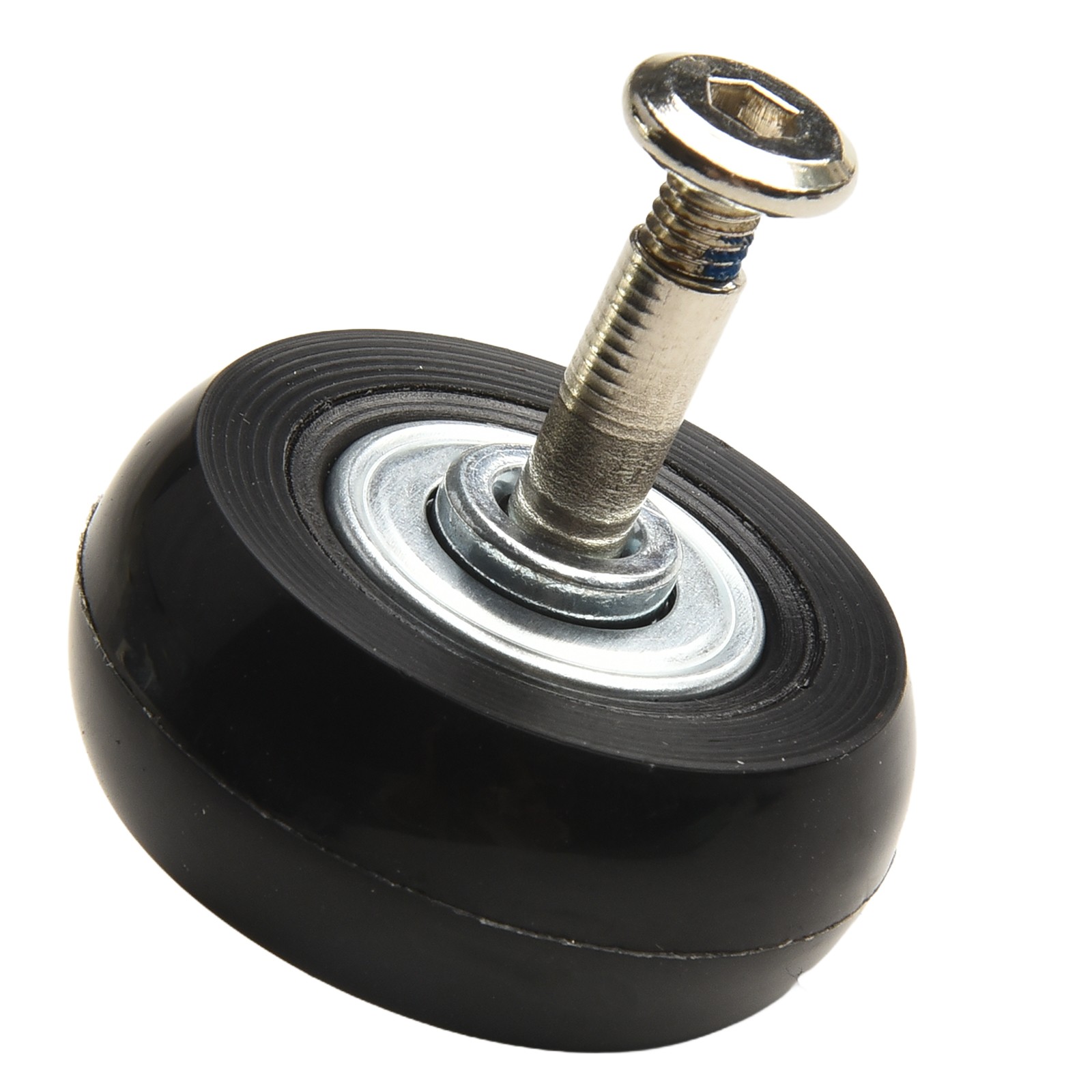 Reliable Suitcase Wheel Replacements Includes Two Black Wheels and Screws