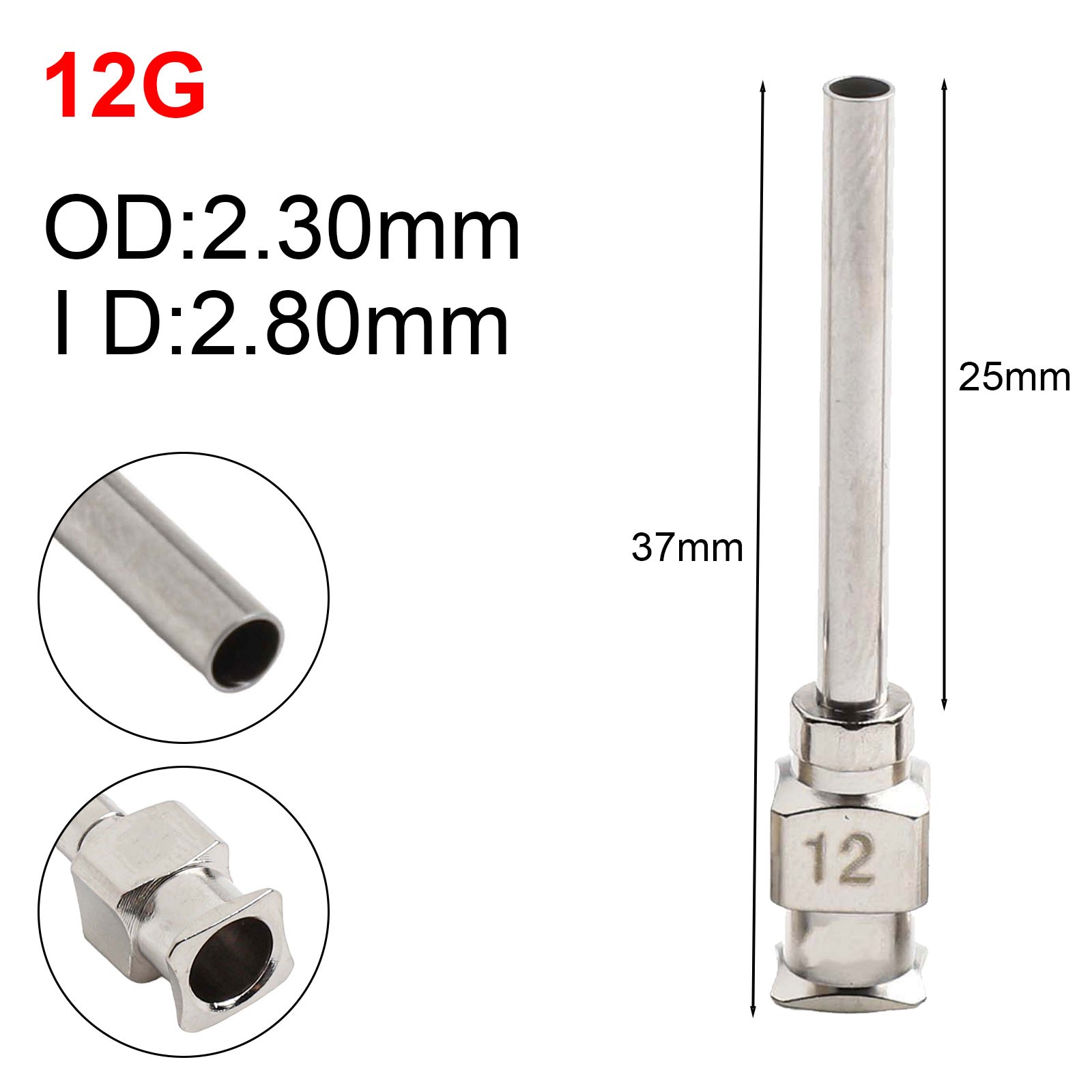 100 Stück Edelstahl-Nadeln 27G 13mm - Steril Verpa Produktbild-Vorschau 7