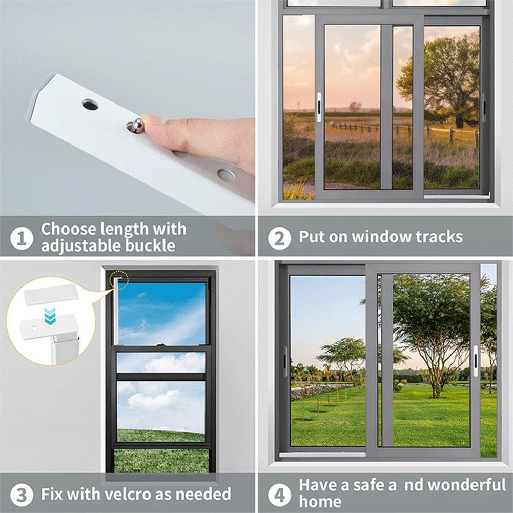 Innovative For Sliding Window Safety Rail Adjusts from 9 84 to 16 in Long - Picture 19 of 27