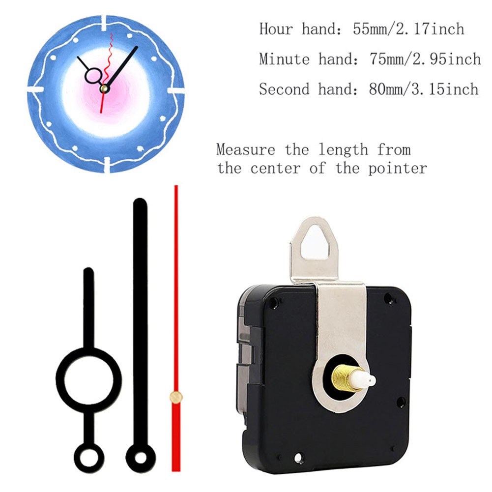 Acrylic Wall Clock Making Kit with Reliable Quartz Movement Components