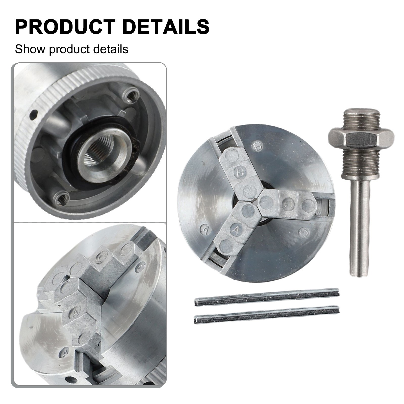 Three Jaw Design Zinc Alloy Chuck Perfect for Precision Drilling Needs - Picture 24 of 36