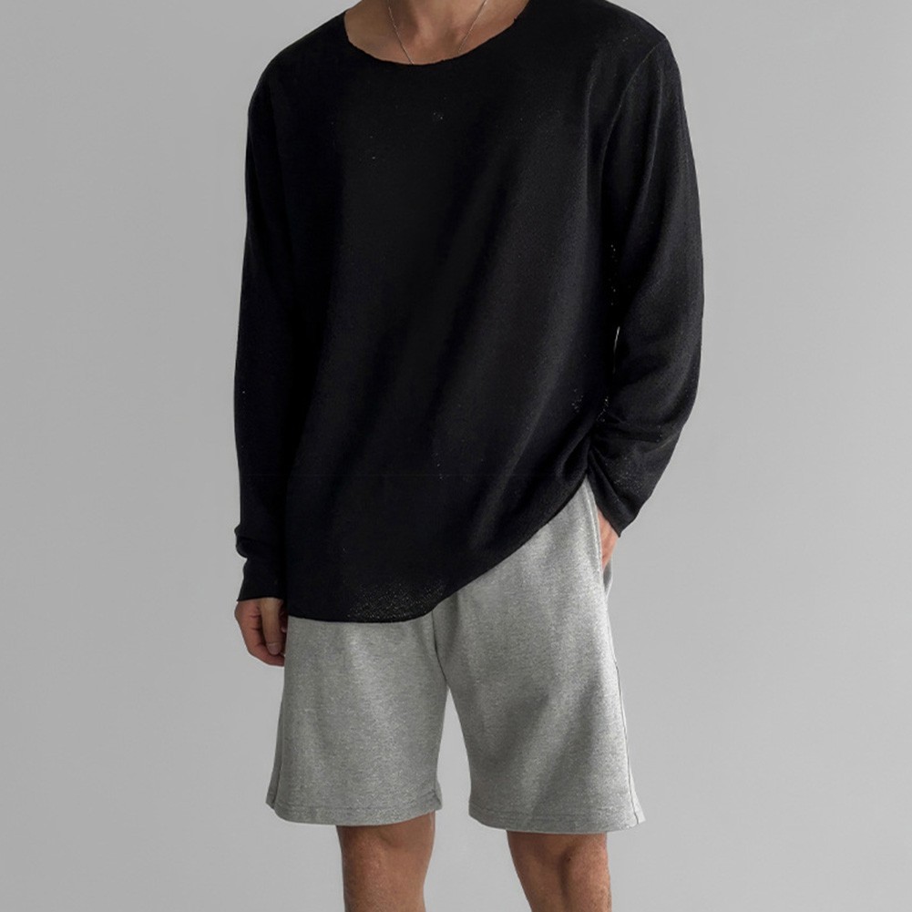 Sophisticated Casual Wear Mens Long Sleeve Knitted TShirts Available Now - Picture 15 of 32