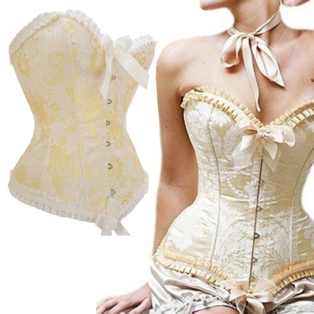 Top Corsetto Aderente Con Reggicalze Corsetto Donna Adesivo Con - Main Image