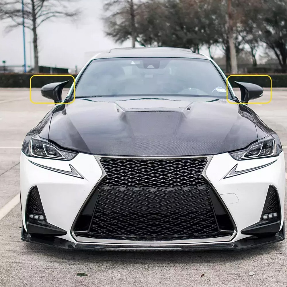 Upgrade Your For Lexus with Stylish Glossy Black Rearview Mirrors Today