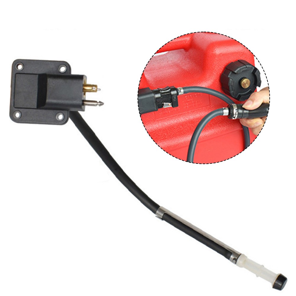 Raccord Réservoir Carburant Bateau Hors-bord - Connecteur Portable 12L 24L - Haute Précision