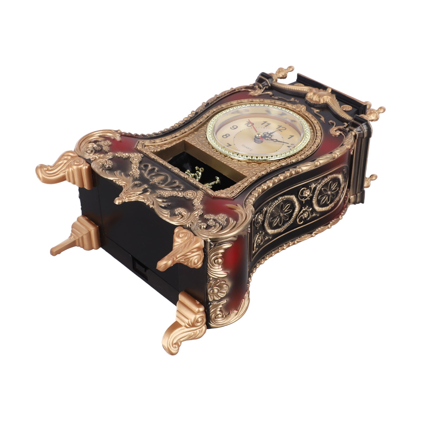 Musical Analog Clock with Vintage Charm Wall Mountable Home Decoration