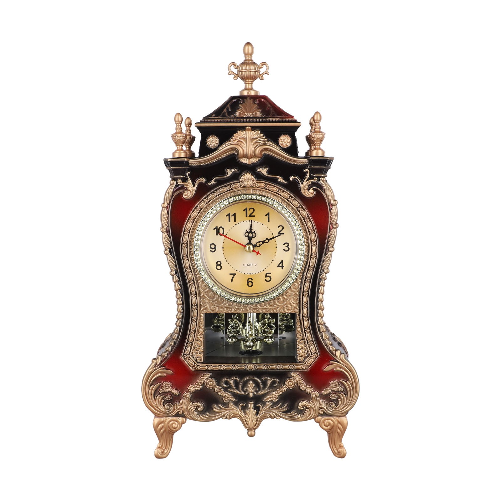Musical Analog Clock with Vintage Charm Wall Mountable Home Decoration