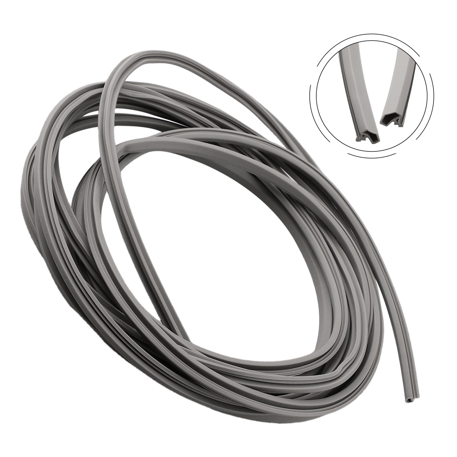 Adjustable Rubber Door Seal Strip 10mm Width 5m Long Perfect Fit for Doors - Picture 29 of 41