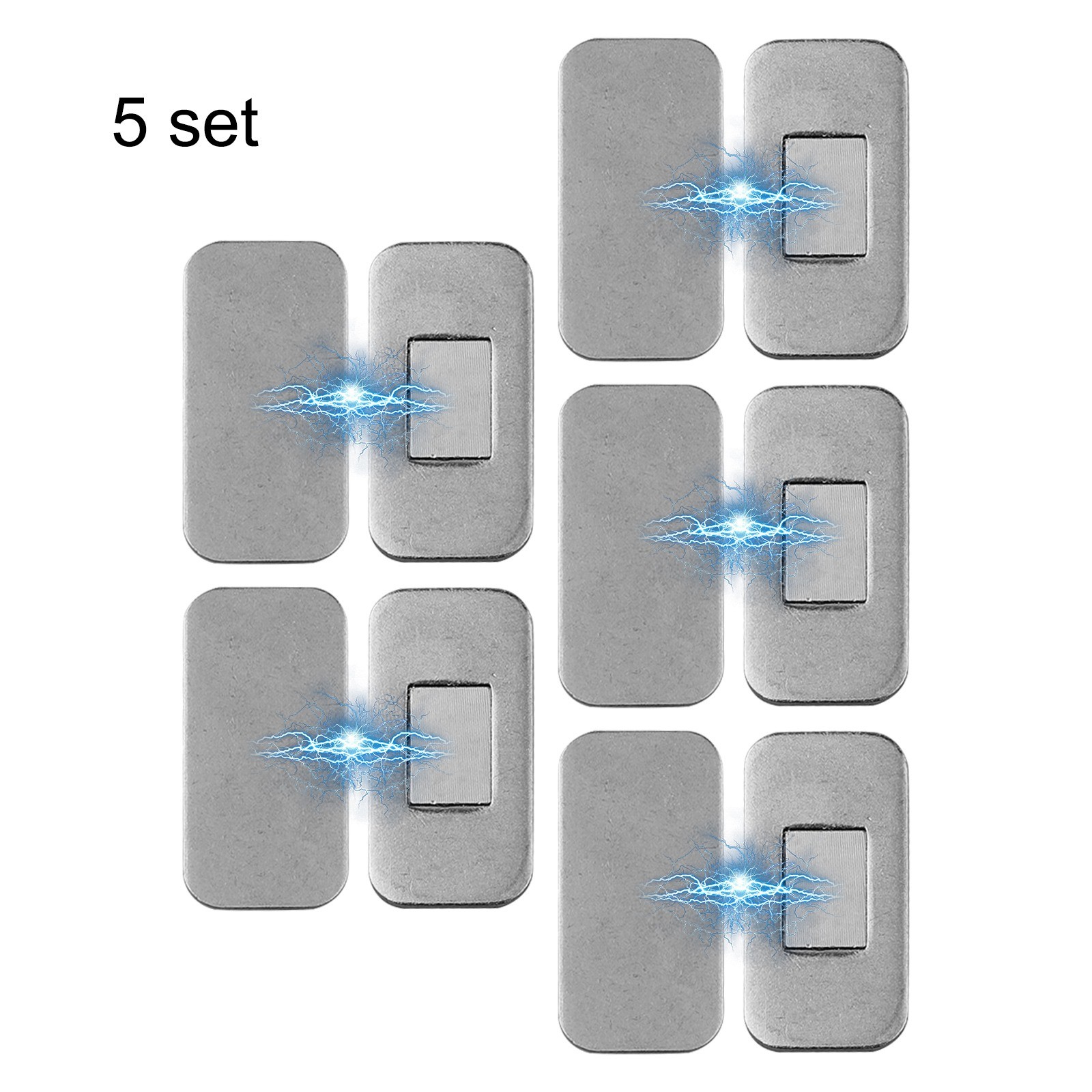 Strong Hold Magnetische Schubladenschnäpper 5er Set Kompakte Größe Edelstahl - Bild 25 von 47