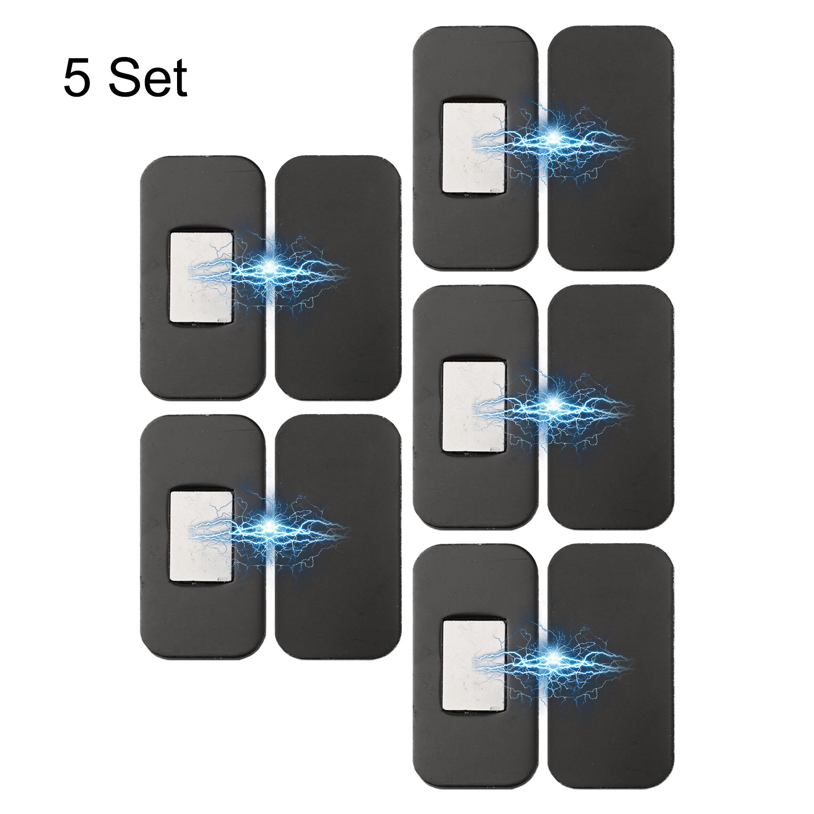 Strong Hold Magnetische Schubladenschnäpper 5er Set Kompakte Größe Edelstahl - Bild 38 von 47