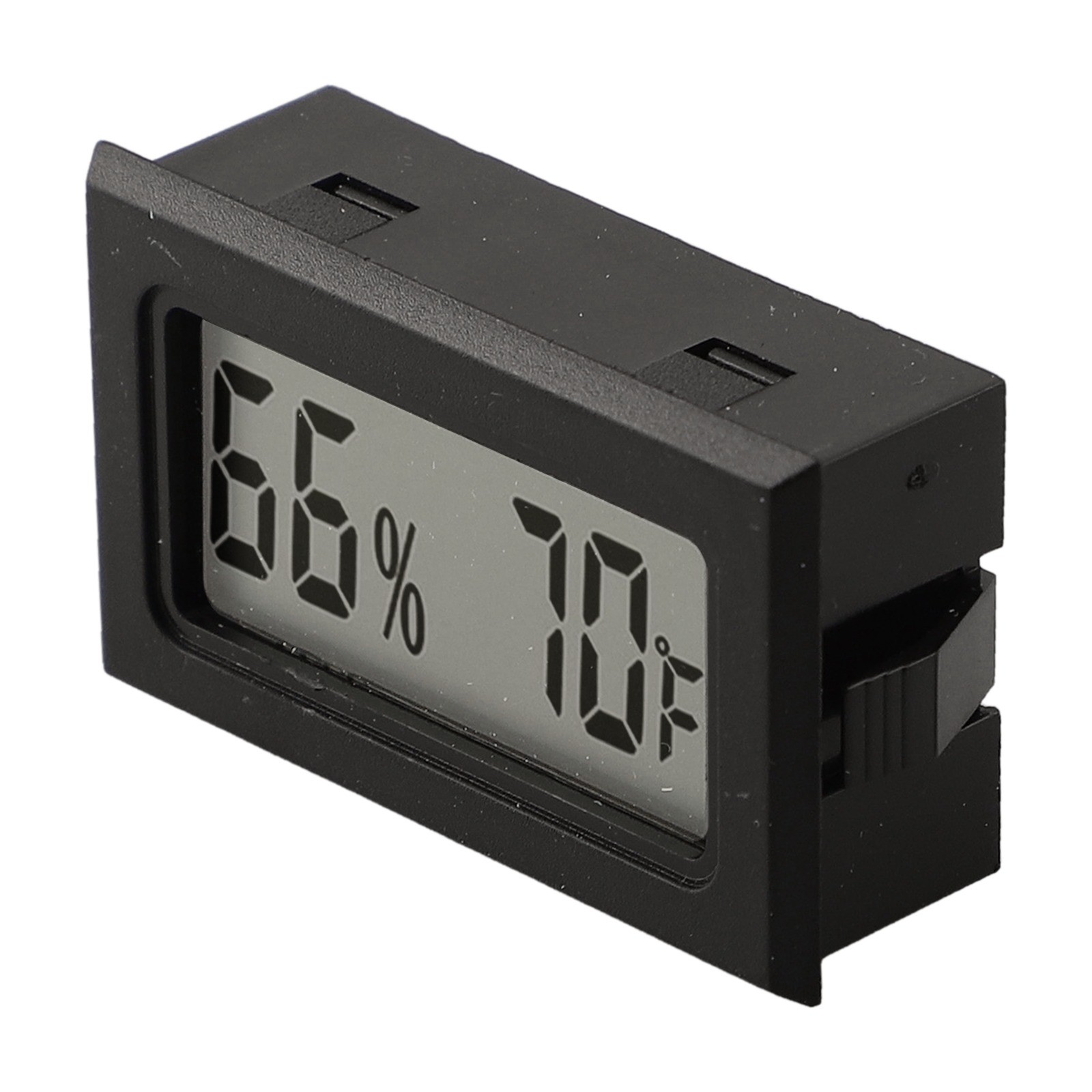 DOOMAY Mini Hygrometer Indoor Thermometer, Digital Humidity Gauge With Celsius Fahrenheit Switch Button,Humidity Meter Temperature Monitor For