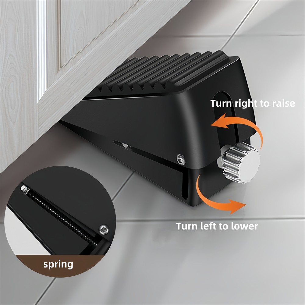 Multi Environment Use Adjustable Door Stop Wedge for Home and Business