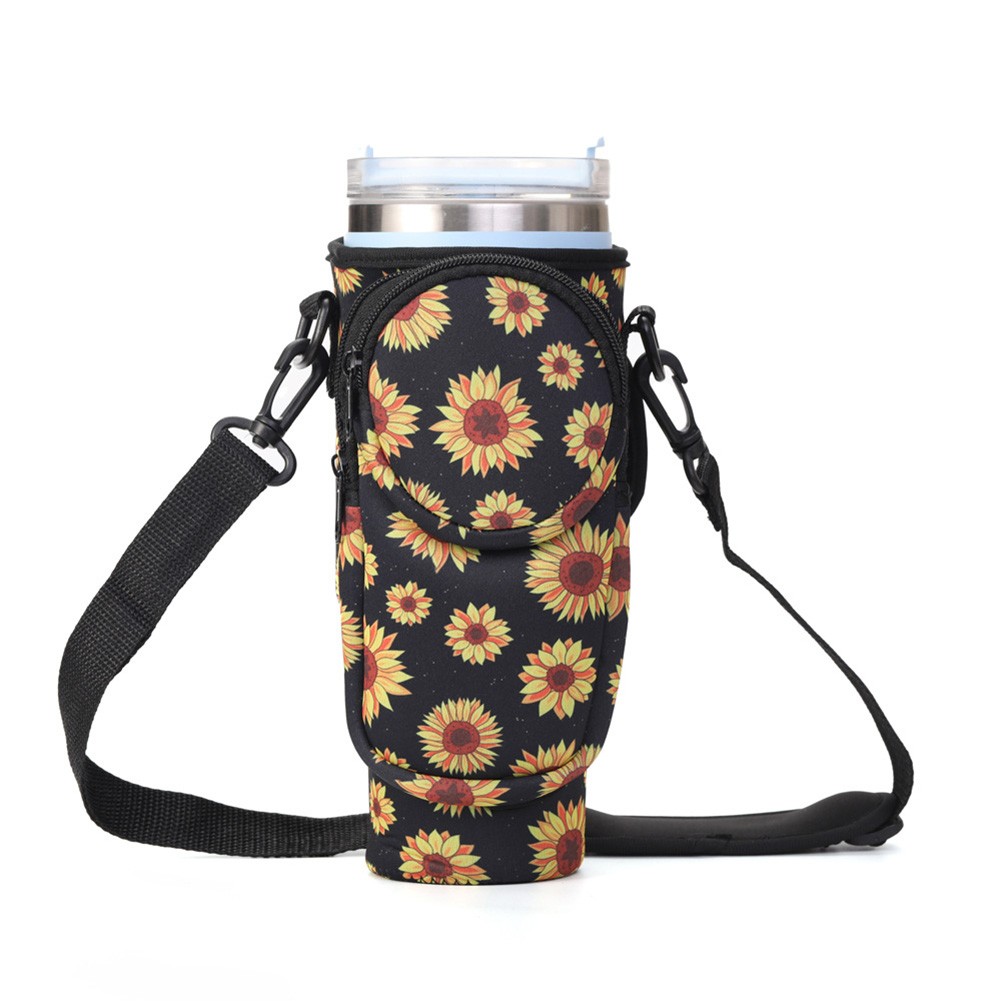 Protecteur de bouteille deau pr��t pour achats lext��rieur 40 oz avec sangle de trans