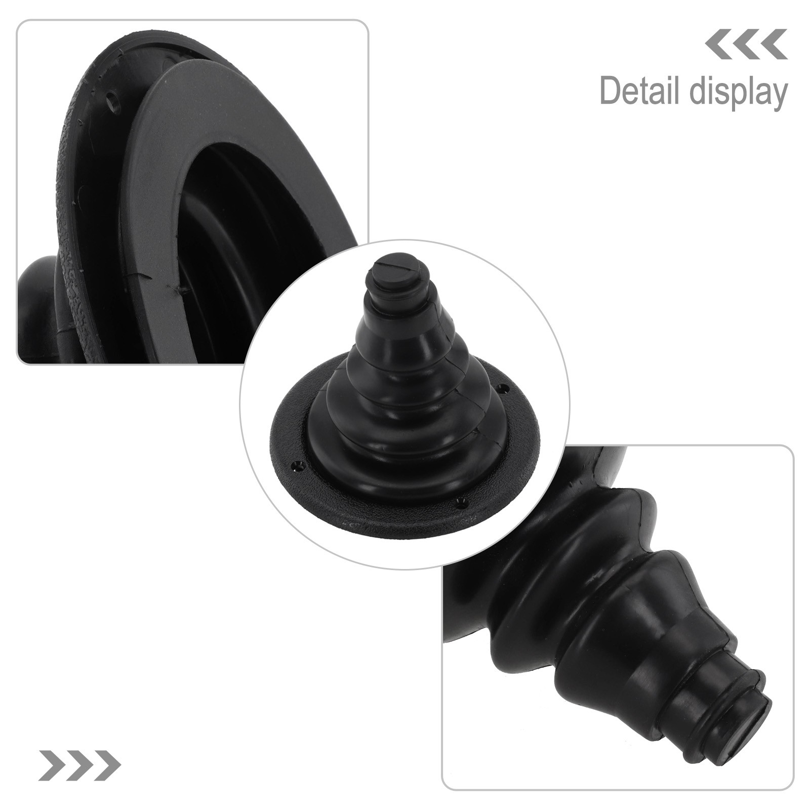 Marine Vessel Motorboat Steering Shift Cable Boot Flexible Rubber Bellows