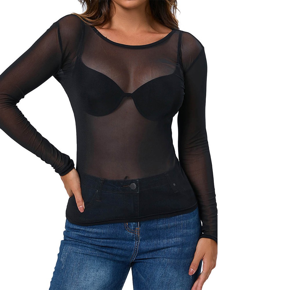Top Slight Stretch Elasticity Solid Pattern All Seasons Wear Brand New Condition