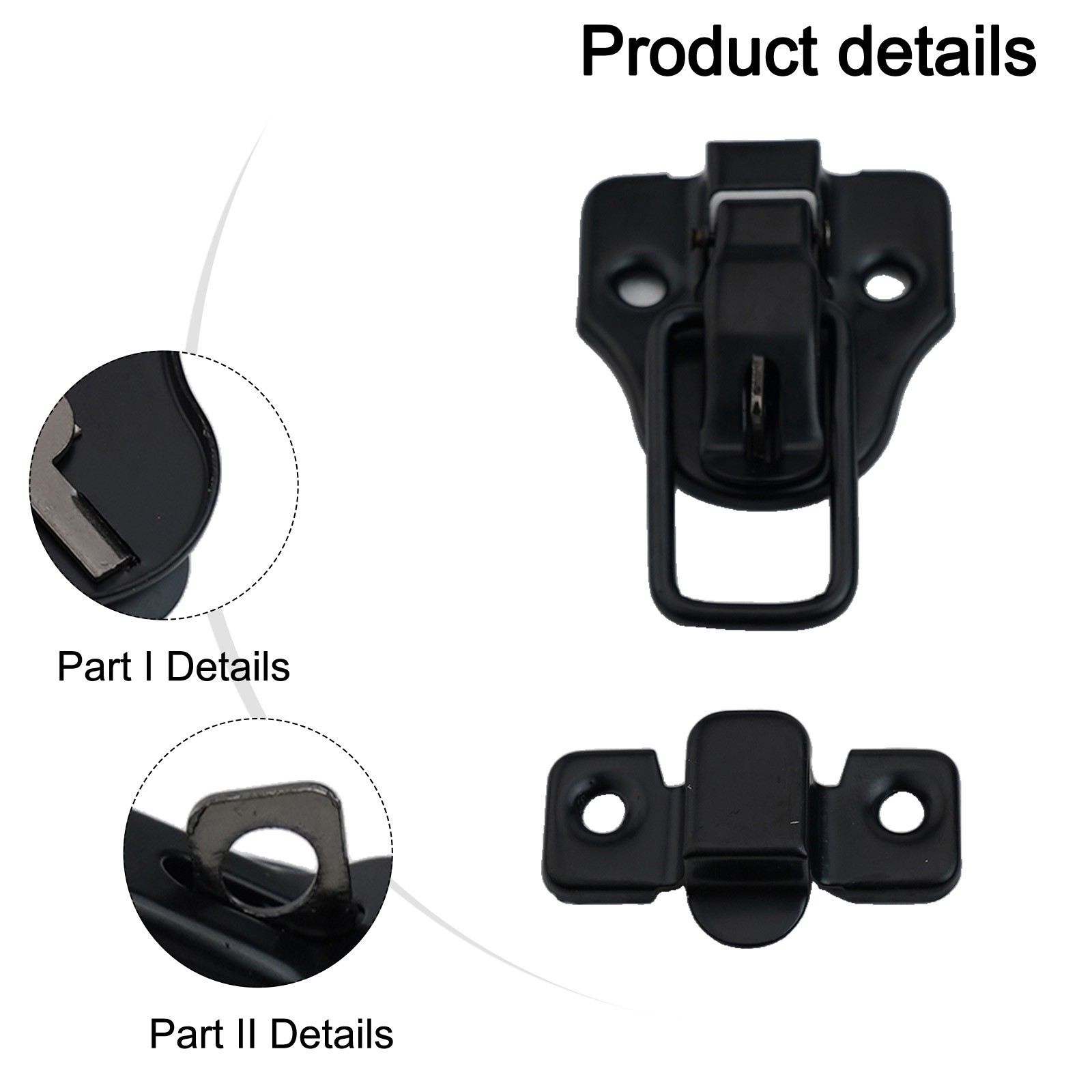 Locking Hoop Latch Buckle Flight Case Toggle Closure Padlock Attachment - Picture 39 of 46