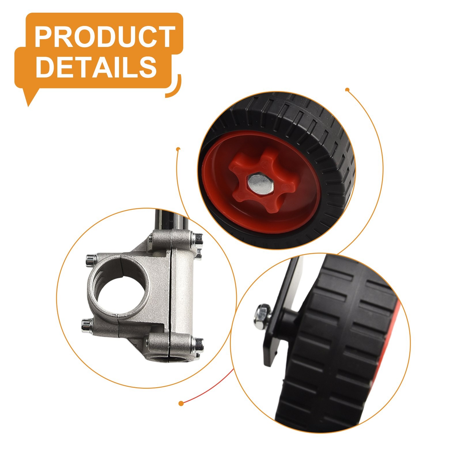 Upgrade Design Walk Behind String Trimmer Push Eater Wheels - Picture 31 of 38