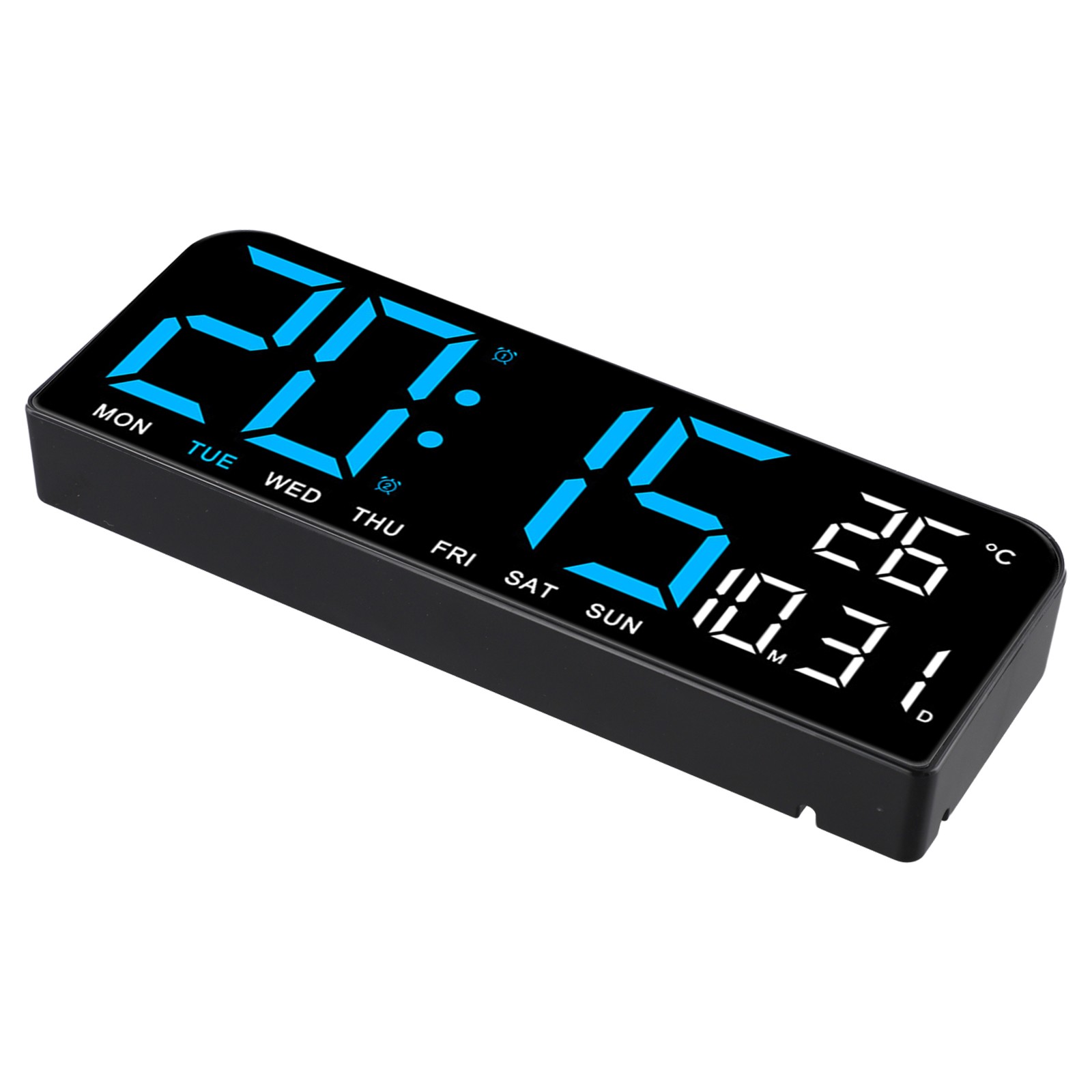 LED Alarm Clock For Exercise Automatic Brightness 2024 Dimmer Modern Design