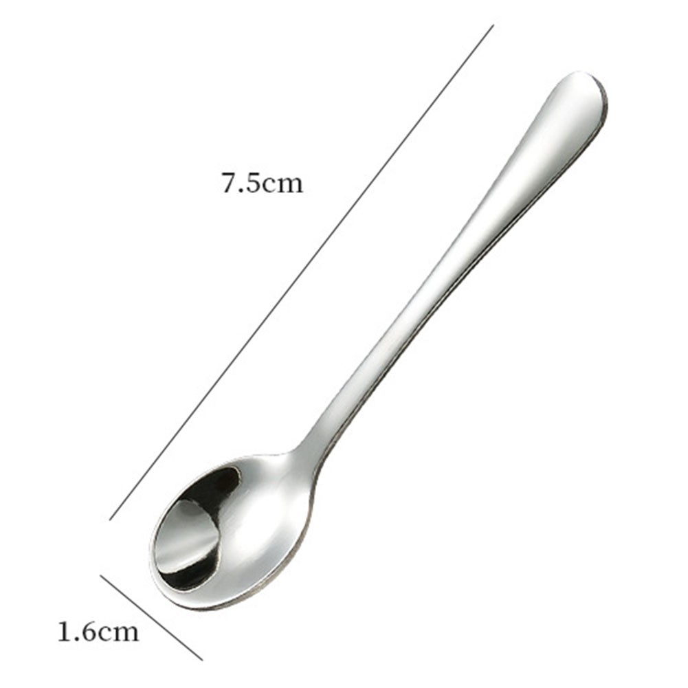 8 PIEZAS Pequeñas cucharas de acero inoxidable para tarros de especias, sal, azúcar, pimienta, miel - Imagen 11 de 16