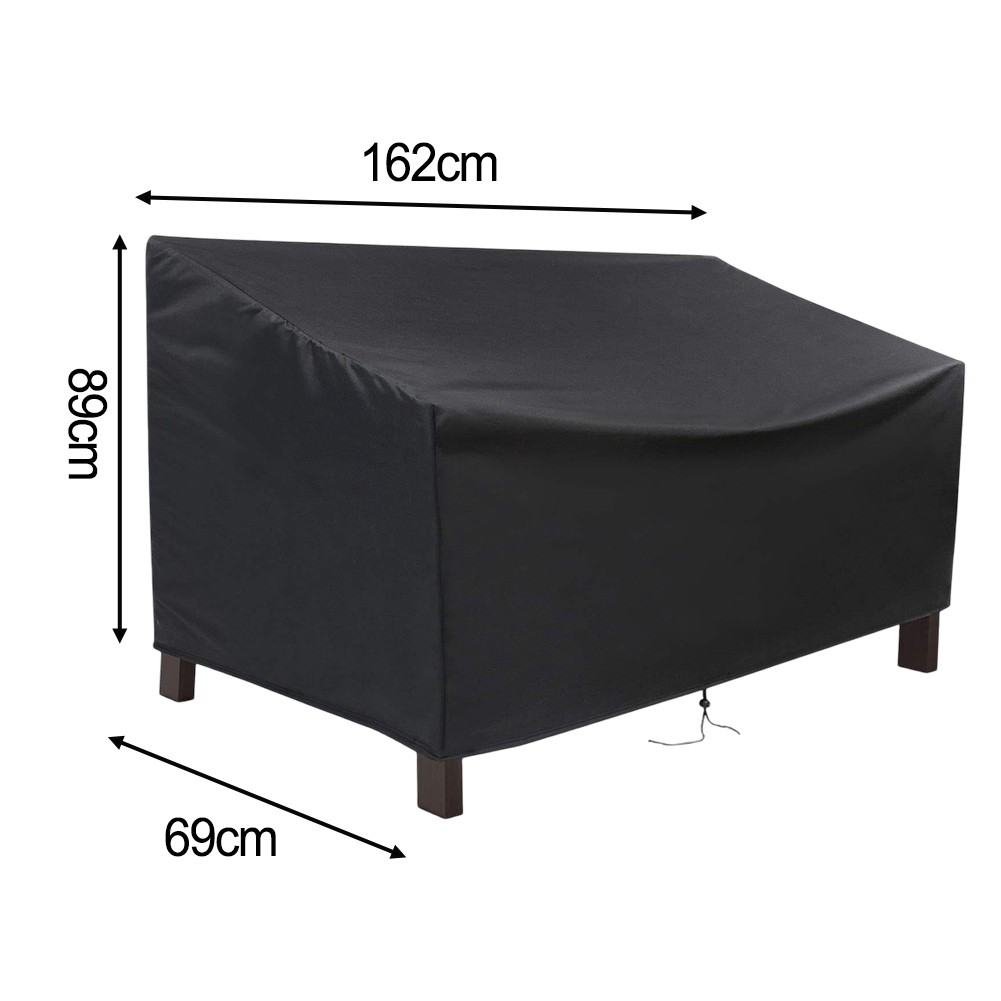 Custom Fit Waterproof Cover for Outdoor Storage Benches Available in Sizes