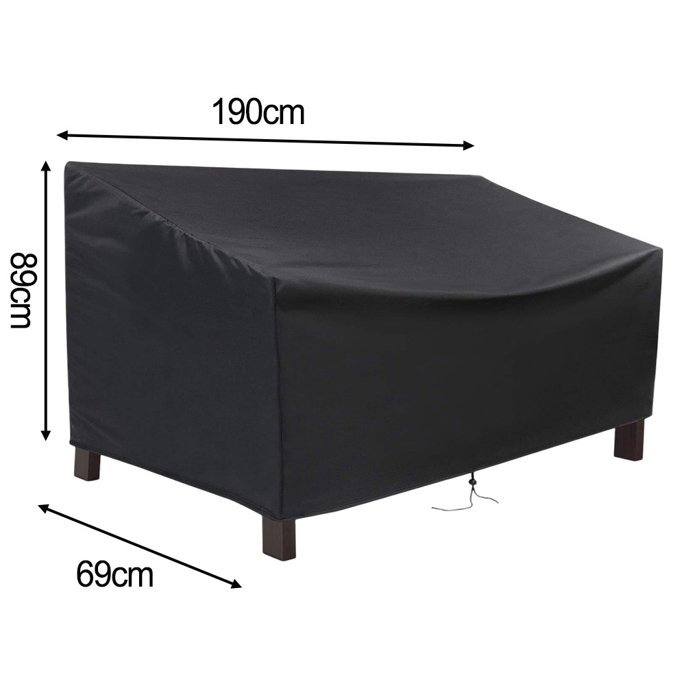 Custom Size Waterproof Outdoor Bench Cover for Year Round Use and Safety