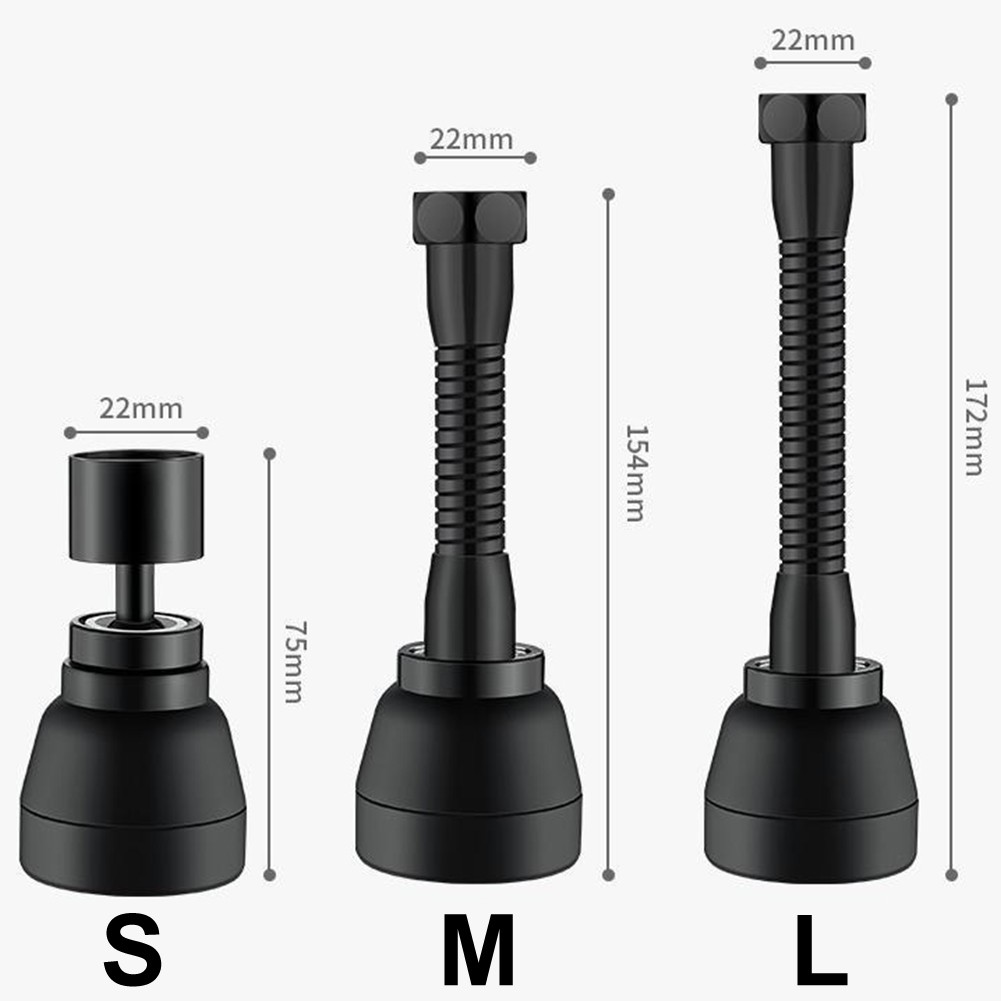 360?? Rotating Faucet Extender 3 Modes Water Saver Nozzle for Efficient Kitchen