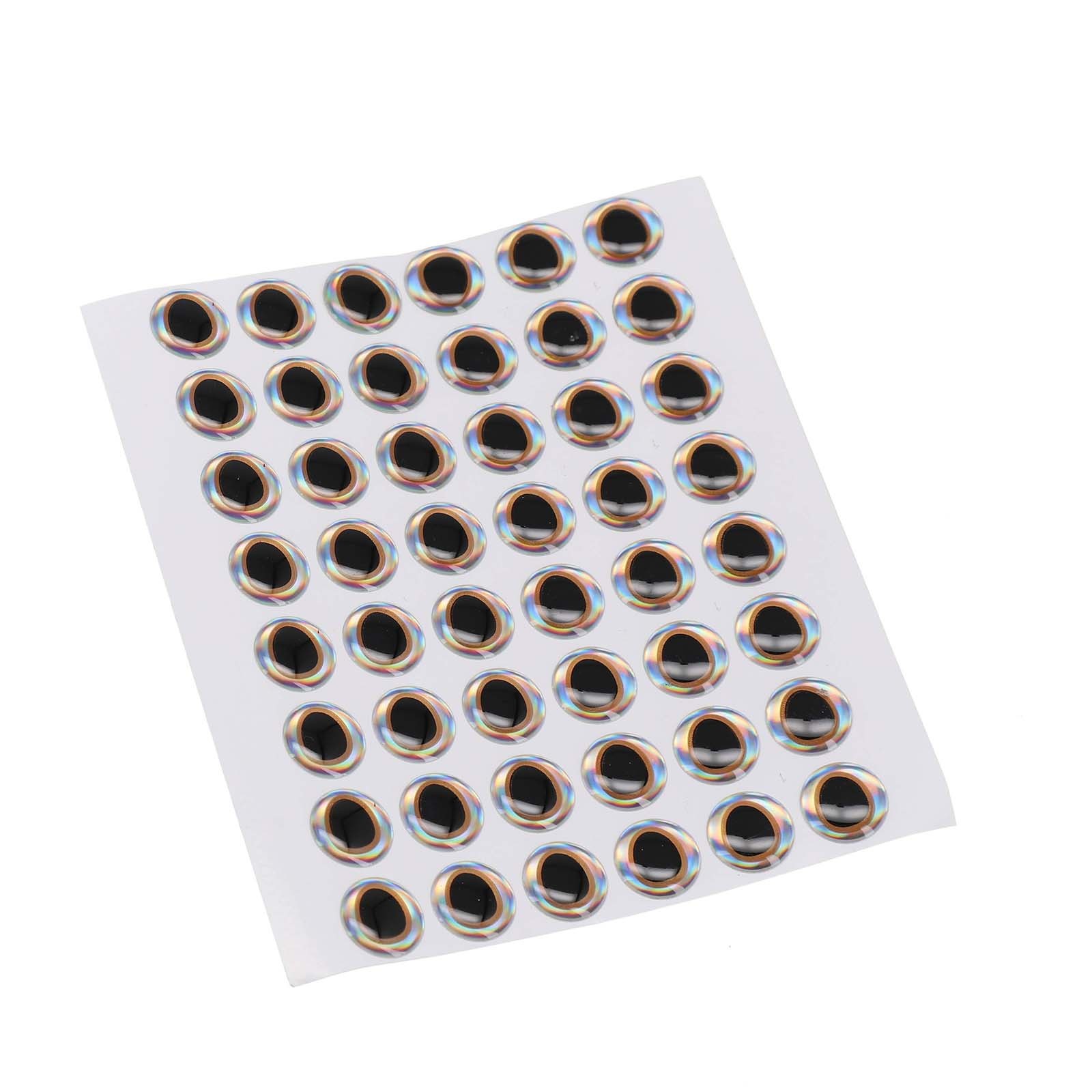 Angeln Angeln Köder Augen zum Fliegenbinden Köder Aufkleber 6mm Augen Brandneu - Bild 49 von 55