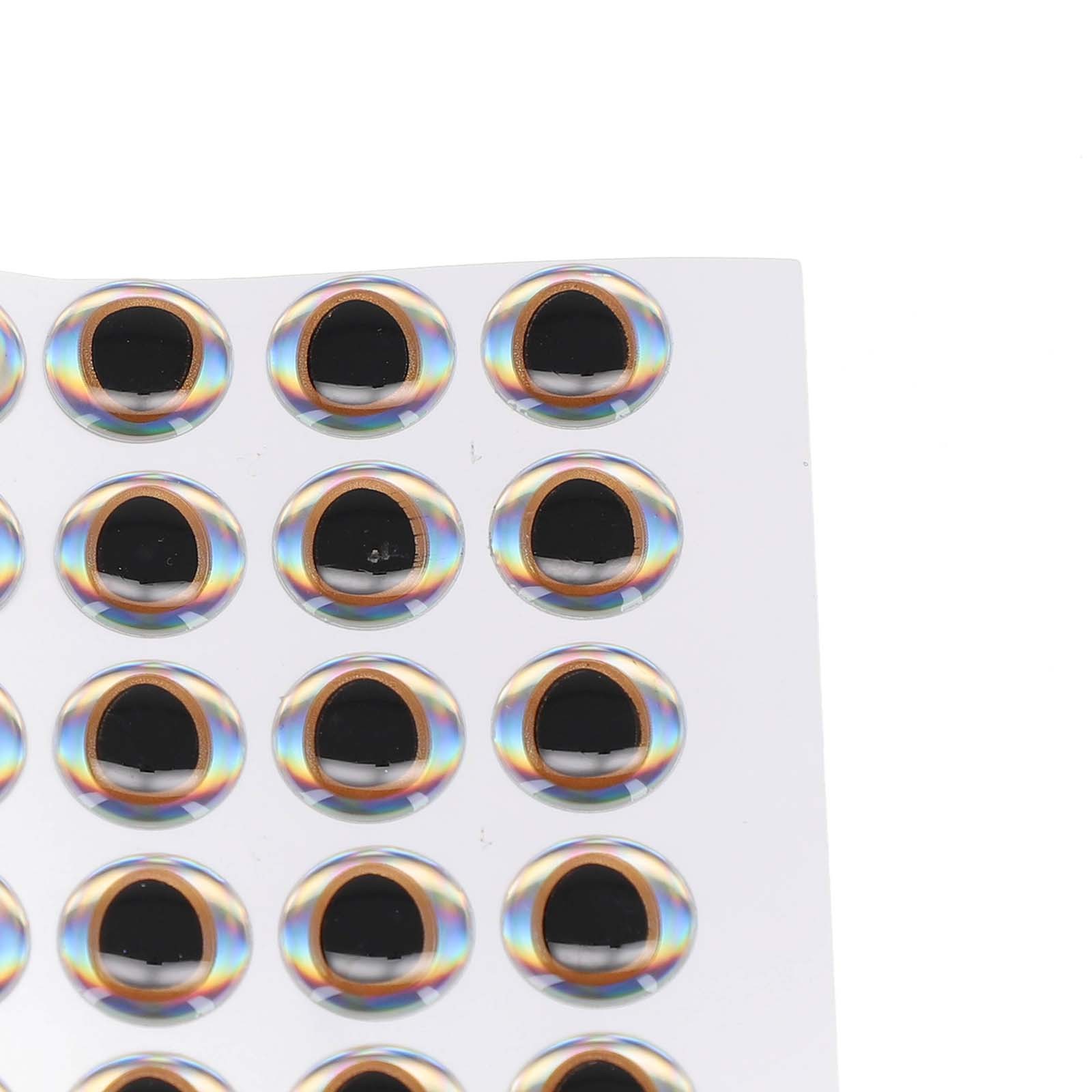 Angeln Angeln Köder Augen zum Fliegenbinden Köder Aufkleber 6mm Augen Brandneu - Bild 50 von 55