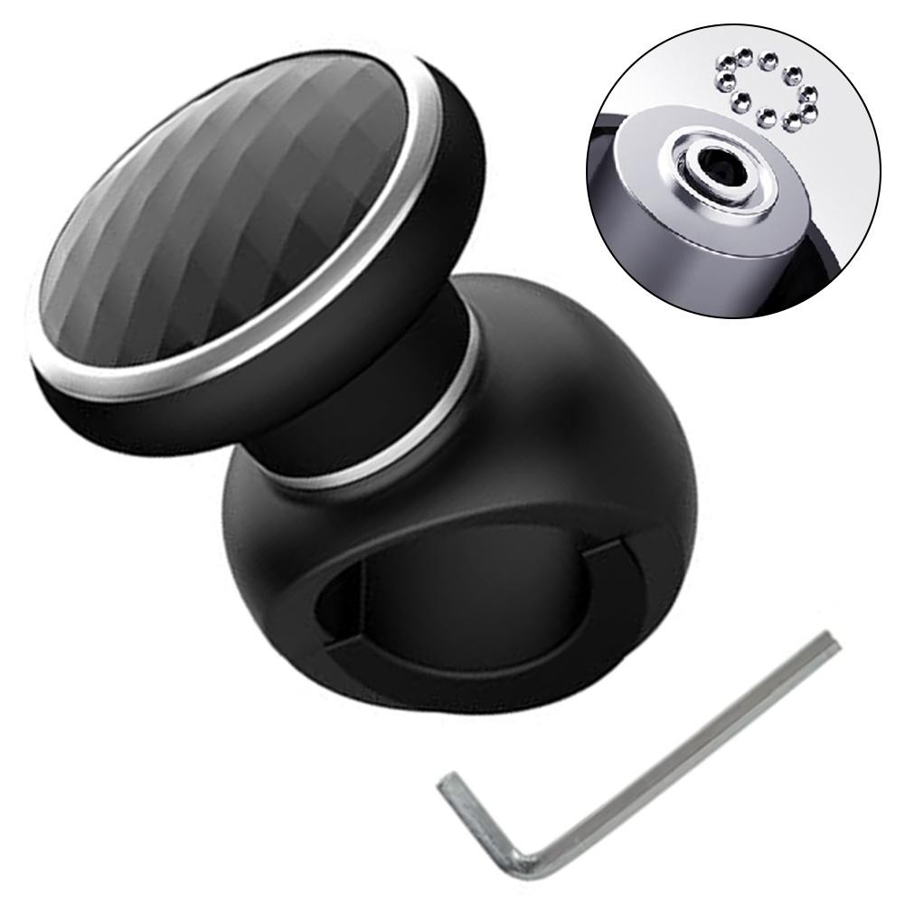 Car Steering Wheel Assist Ball Ergonomic Design 360 Degree Rotation Black - Picture 12 of 12