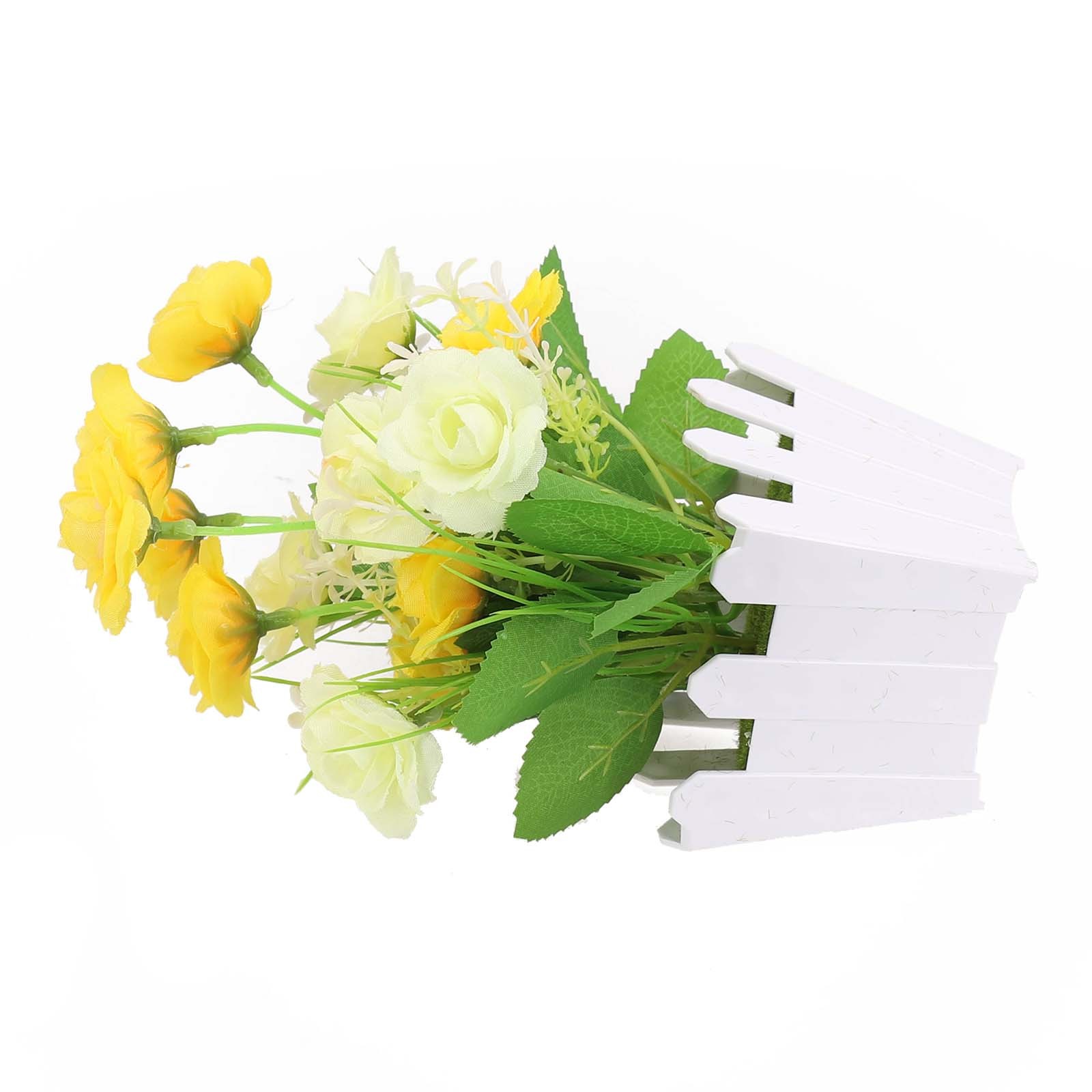 Kunstpflanzen im Topf künstliche Topfblumen für Indoor Outdoor Dekoration - Bild 16 von 25