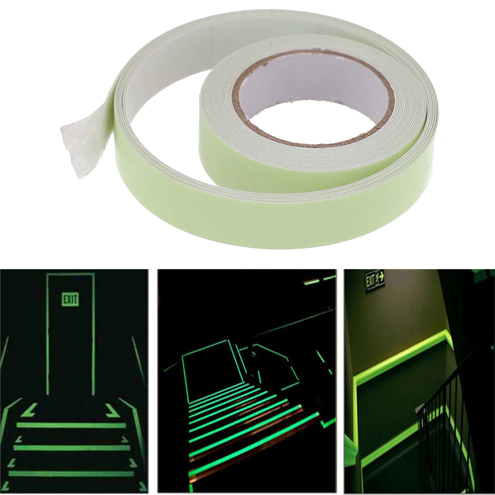 1pc Luminescent Fluorescent Bande Petit Rouleau Coeur Autocollant Fluorescent - Picture 26 of 47
