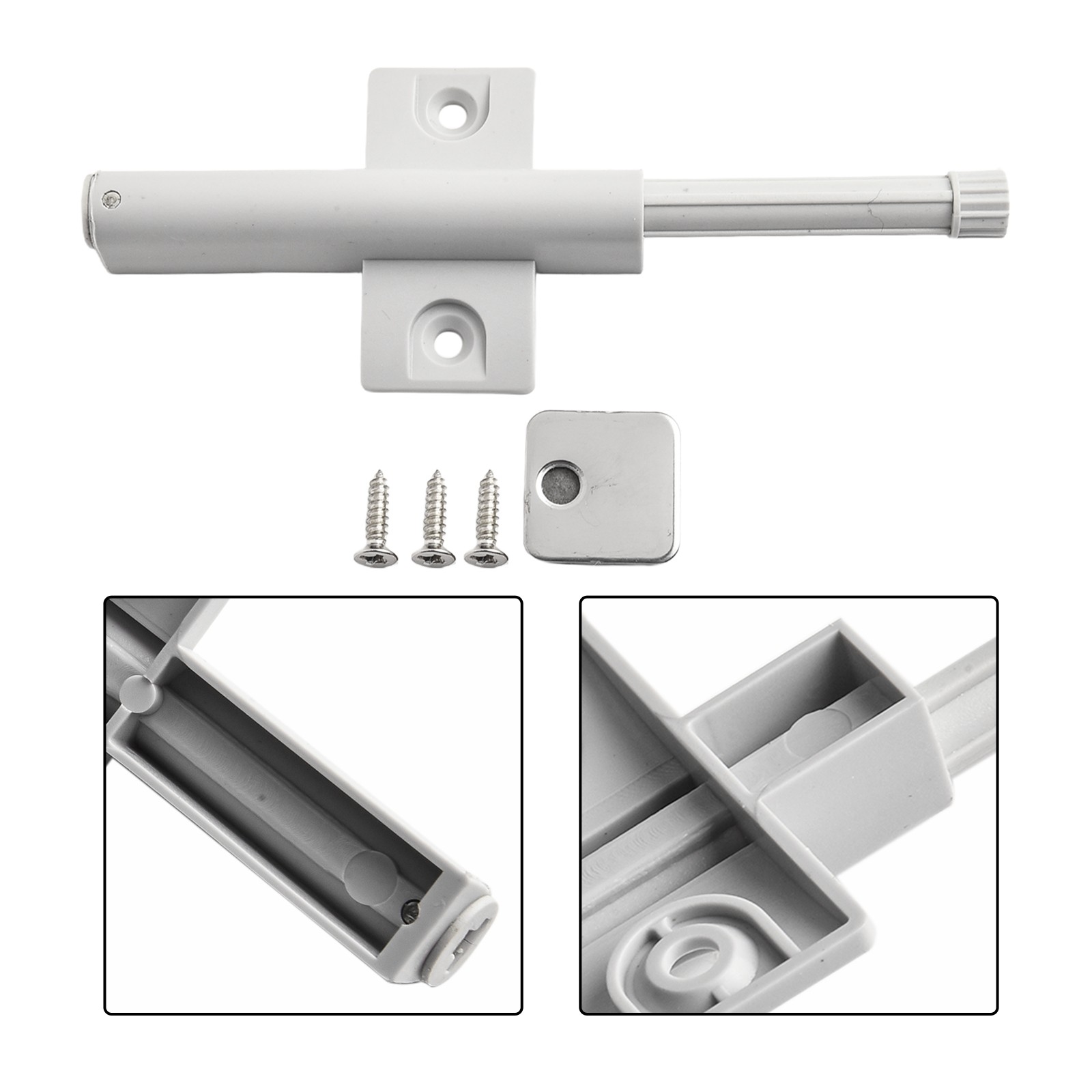 Drawer Door Cabinet Push to Open Door Catch Magnetic Tip Latch Touch Release DIY - Bild 27 von 36