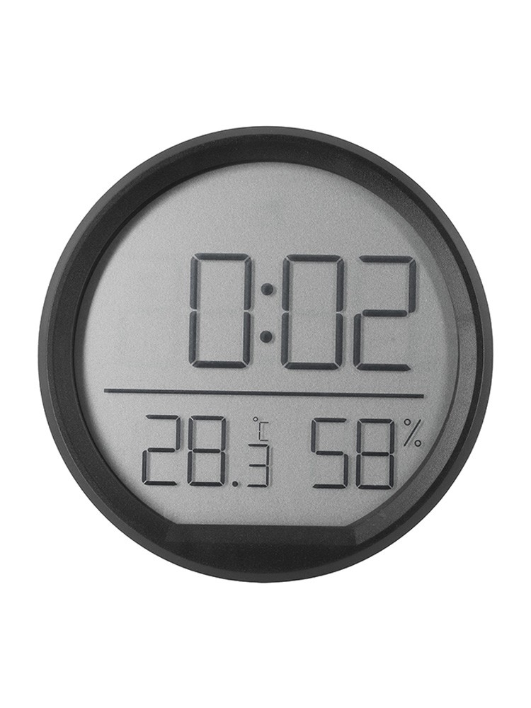 Slim Thermohygrometer Clock with Compact Design Time Humidity and Temperature - Picture 40 of 44