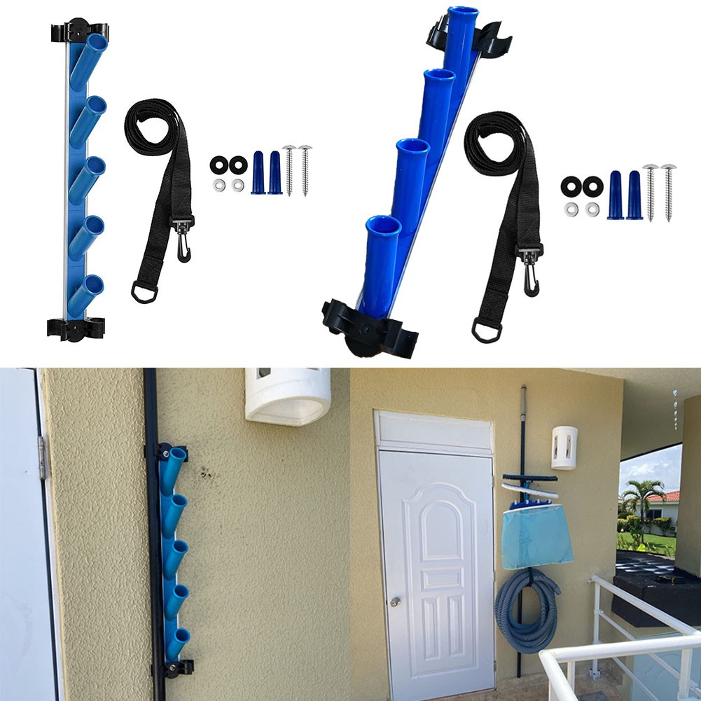 Effortless Assembly Swimming Pool Accessory Holder with Multiple Options