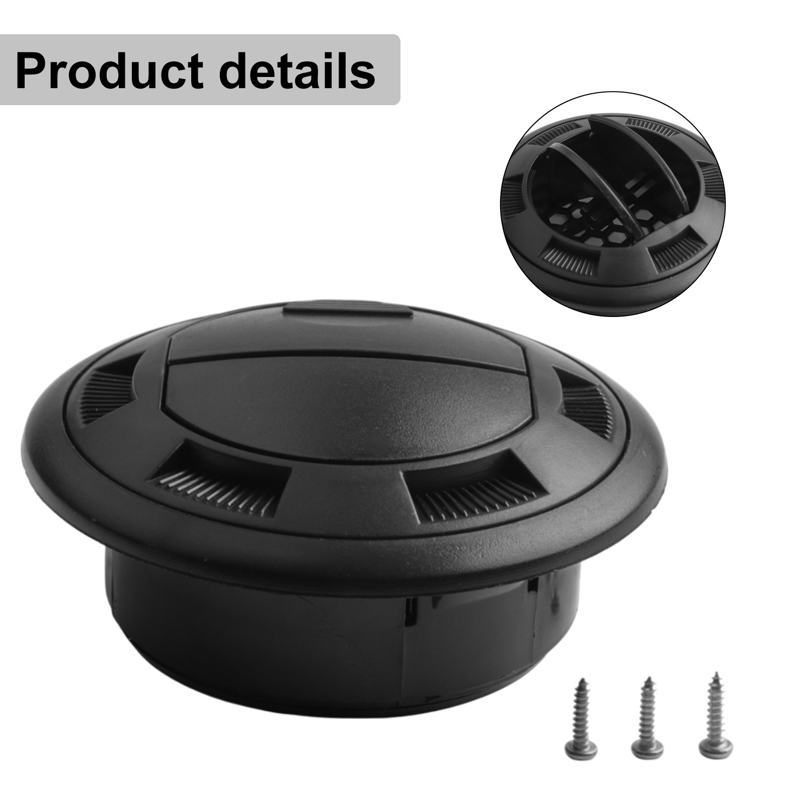 Fácil de usar Calentador Diesel Negro Salida de aire Grado Control de flujo de aire - Imagen 21 de 24