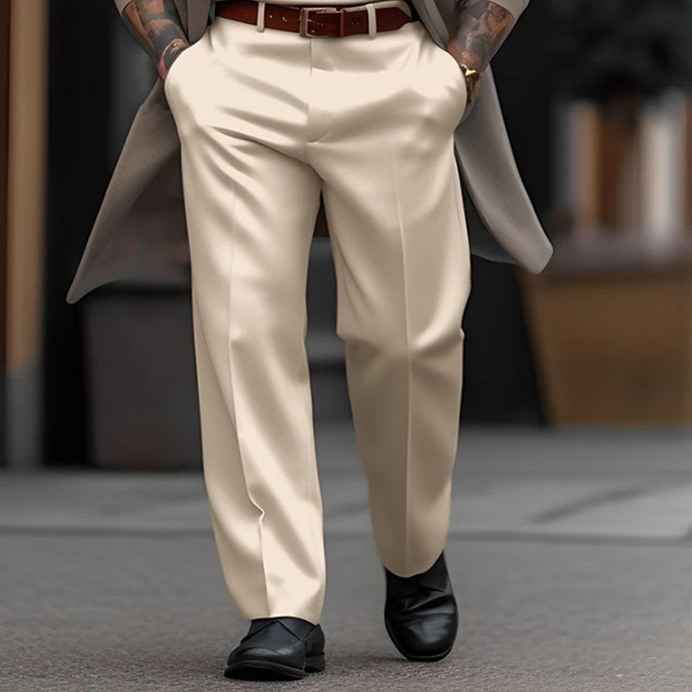 Multiple Colors Pants Regular Length Solid Pattern Stand Pocket Comfy Hot - Picture 14 of 20