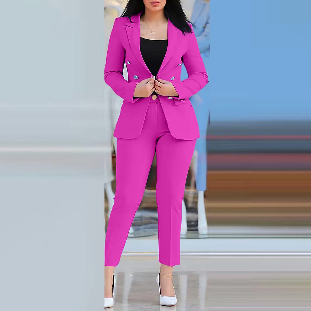 Timeless Elegance Womens Business Casual Outfit Featuring Matching Trousers